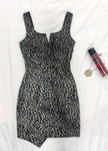 Bcx Animal Print Short Sheath Cocktail Dress