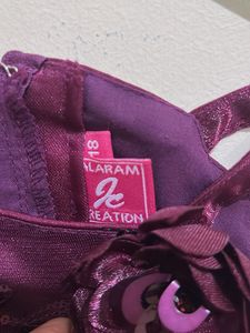 Elegant Plum Party Dress