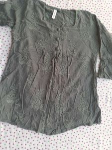 Embroidered Tunic Top