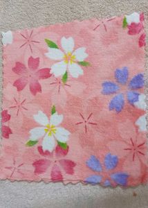 Purple &amp; Black Plush handkerchief