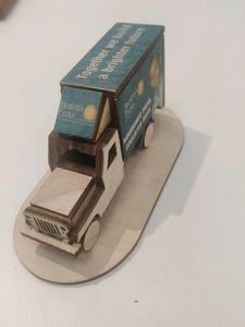 Miniature Wooden Meal Van