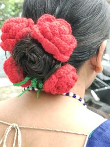 Red Rose Hair Accessory
