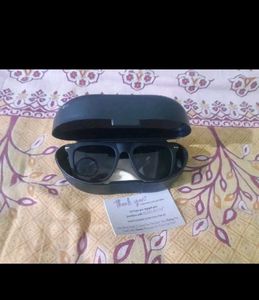 Black Framed Sunglasses with Case