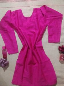 Handmade Pink Short Kurti 💗
