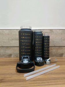 Motivational Water Bottle - Set Of 3