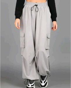 Grey Cargo Pants