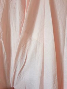 Peach High Low Hem Top