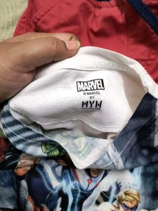 Avengers Tee &amp; Cargo Shorts Set - Size Unknown