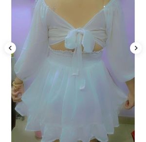 Chic White Mini Dress