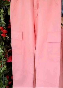Pink Cargo Pants