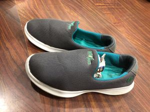 Grey Action Slip-On Shoes UK8