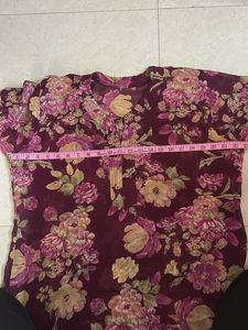Women Georgette Kurti For Summer