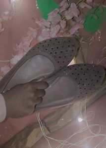 💗Sparkly nude Pink Ballerina jooti flats 💗