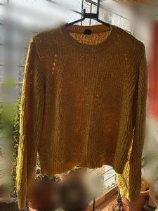 Mustard Knit Sweater