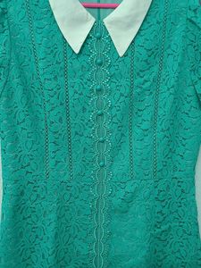 Premium Lace Peter Pan Collar Dress