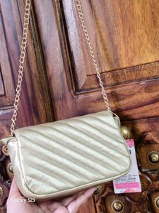 Lino Perros Gold Toned Sling Bag(NO TAGS)