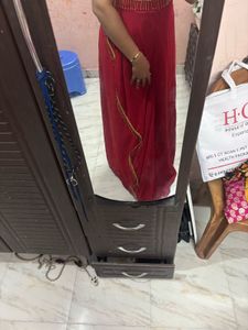 Hot Red Gown For Girls