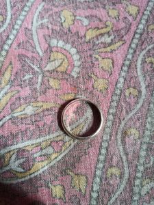 Silver Ring Don&#39;t Know The Size It&#39;s Maybe 17 18 In Size Very Thik Ring