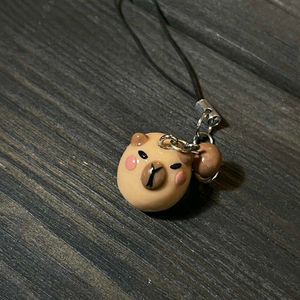 Clay Capybara Phone Charm