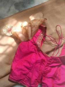 Elegant Saree with Blouse Piece