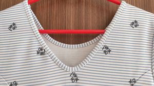 Cute White Stripe Dress: Honey By Pantaloons - S