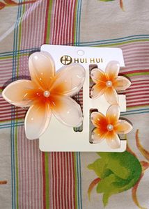 1-Flower Hair Clip Set