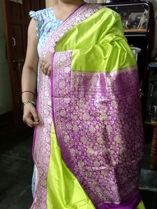 Women&#39;s Satin Silk Saree