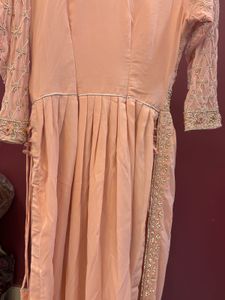 the pink plazo set