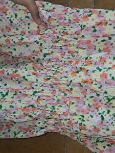 Floral Smocked Top