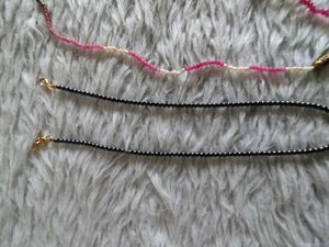 Multi Small Bead Chain Set Of 3