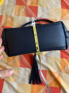 Lino Perros Navy Blue Sling Bag