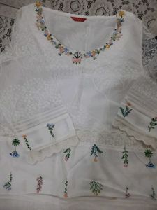 Jacquard Print Kurta