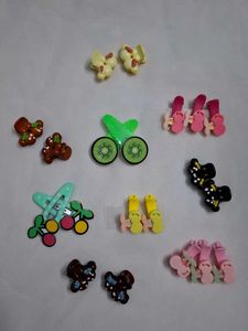 Cute Hair Clip Set of 9 for 80/-Rs