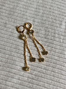 Gold Plated Dangle Earrings✨