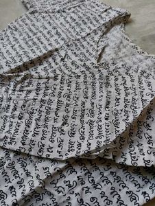 Combo of Two Orange Embroidered Kurta