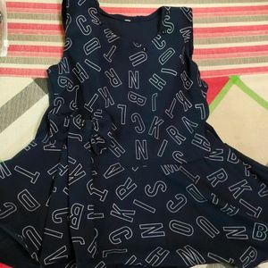 blue crop top