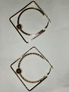 Geometric Hoop Earrings