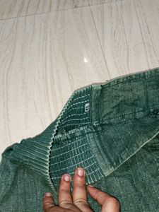 Green Corduroy skirt