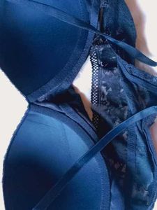 Blue Navy Lace Bra By Victoria&#39;s Secret.