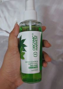 Organic Harvest Face Toner | Acne Control Mattifying | Neem And Tulsi |