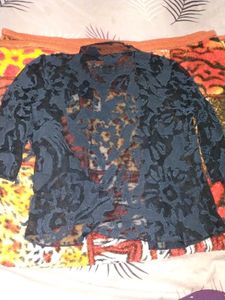 Sheer Floral Blouse