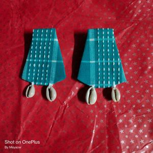 Handmade cowrie earrings