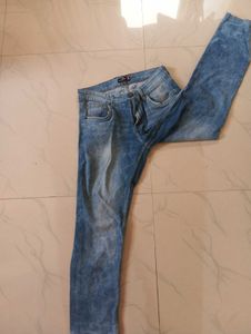 Acid Wash Denim Jeans