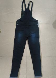 Dungaree (Stretchable), Top &amp; Glittered Shrug