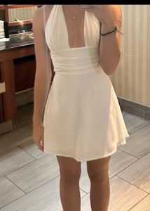 ZARA WHITE VIRAL DRESS