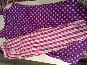 Cotton Kurta Set 💜