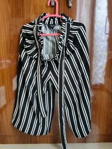 MAX Striped Palazzo Pants - Medium