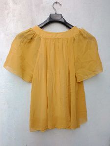 New With Tag Cute Mustard Korean Pullover