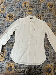 Men's White Long Sleeve Shirt