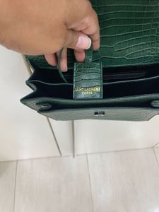 YSL Emerald Croc Bag 💚 Street Luxe Vibe ✨ Now!